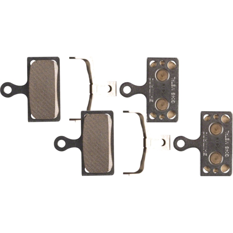 Shimano G04S-MX Metal Disc Brake Pads & Springs High-Performance Sintered Brake Components for Shimano 2-Piston Calipers