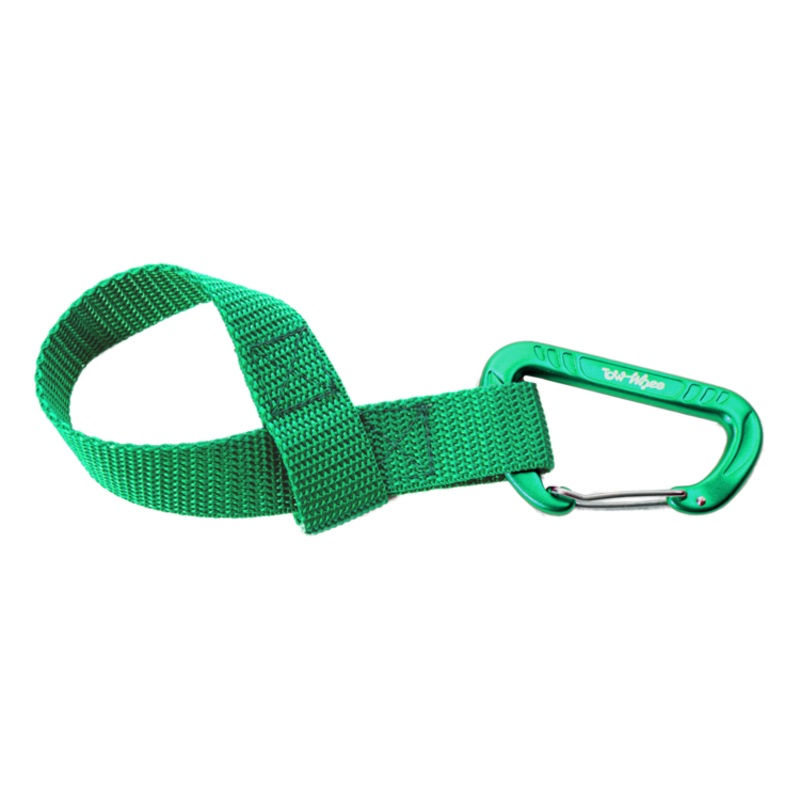 TowWhee Quick Loop 12″ Strap with Mini Carabiner – Green Green
