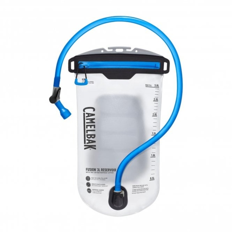 Camelbak Fusion Reservoir – Tru Zip Waterproof Zipper – 3L Clear