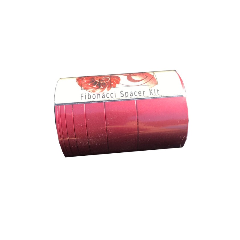 Endless Bikes Fibonacci Spacer Kit – Red Red 1.5″ 8 Piece