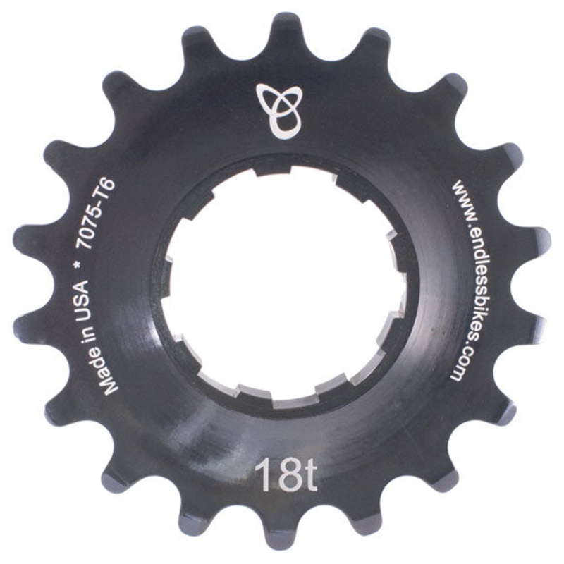 Endless Bikes Kick Ass Cog – 18T – Black Black