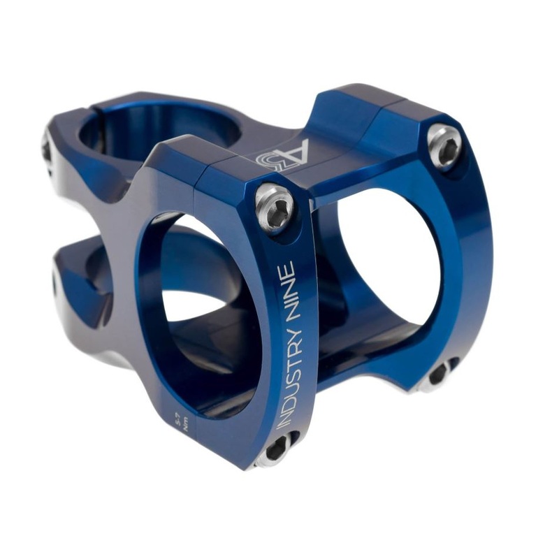 Industry Nine A35 Stem – 50mm, 35 Clamp, +/- 7, 1 1/8″, Aluminum, Blue