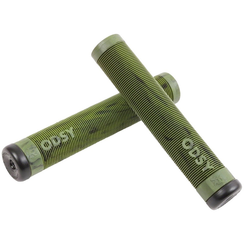 Odyssey BROC Grips – Black/Green Swirl