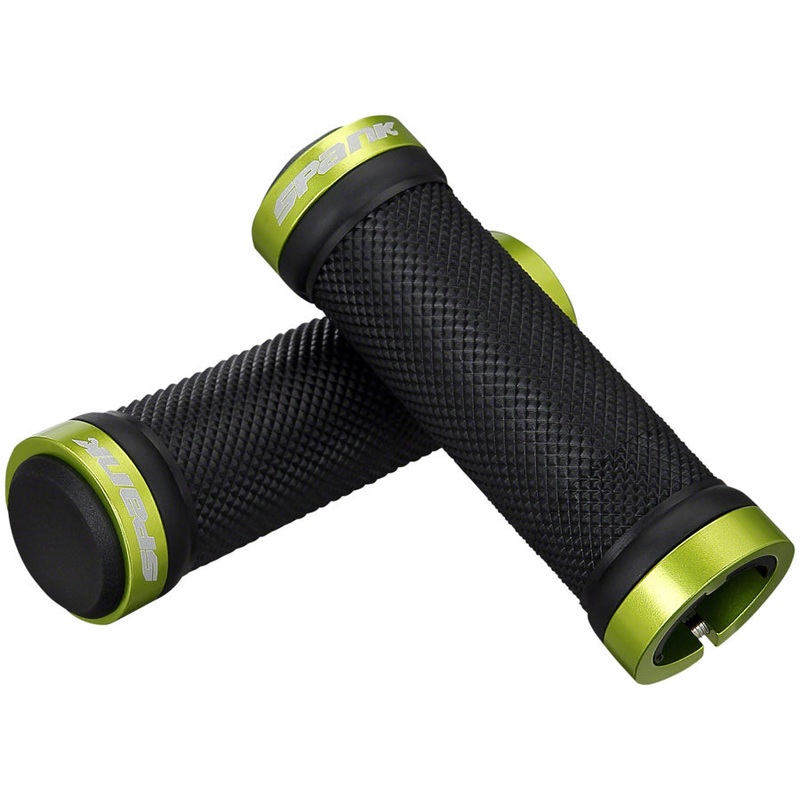 Spank Spoon Grom Grips – Black/Green