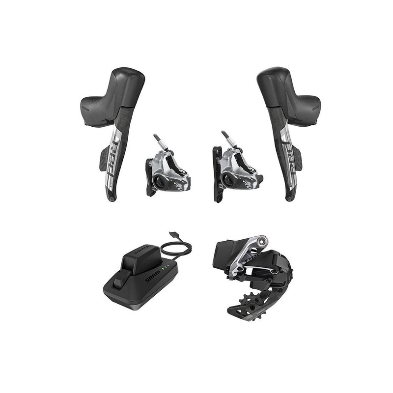 SRAM RED eTap AXS 1×12 Spd Electronic Road Groupset – Black Black
