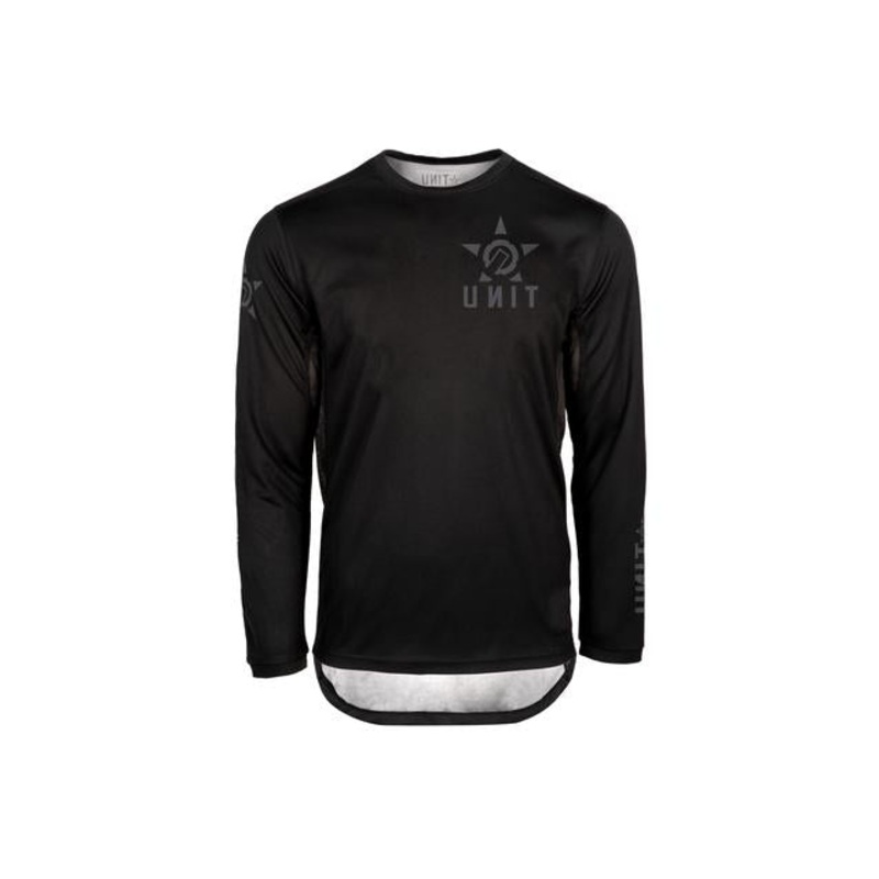 Unit Fixed Long Sleeve MTB Jersey – Black – 2022 Black X-Small