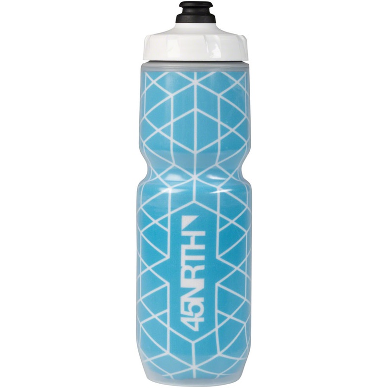 45NRTH Decade Insulated Purist Water Bottle – Cyan/White 23oz