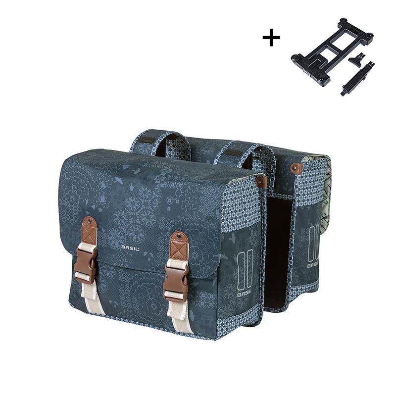 Bike Panniers Dual Pack  Waterproof Double Bicycle Bags with MIK Mount, Large 35L Capacity, Stylish & Durable Commuter & Touring Gear Blue