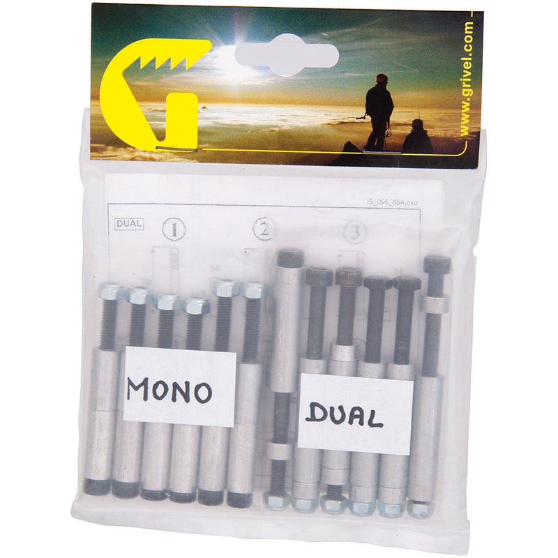 Grivel Rambo3/Comp2 Aluminum Crampon Spare Parts Set – Spacers & Bolts by Grivel