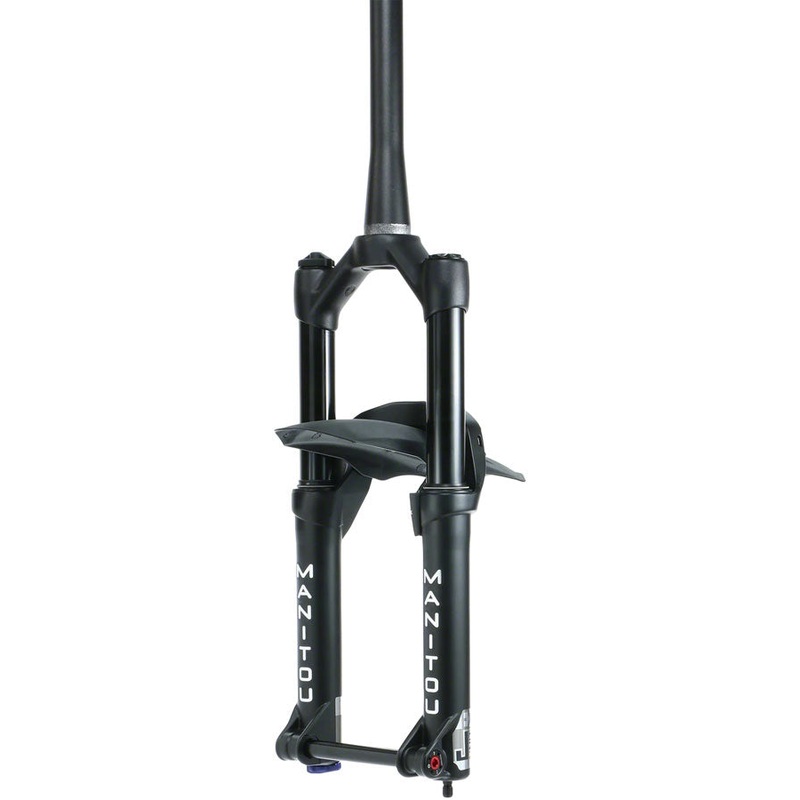 Manitou  JUnit Comp Suspension Fork – 20″ 100mm 15 x 110mm 40 mm Offset BLK