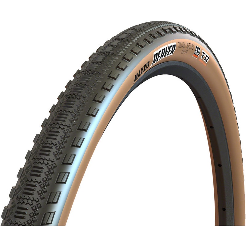 Maxxis Gravel Tire Reaver – 700 x 45, Tubeless, Folding, Tan, Dual, EXO TB00502600