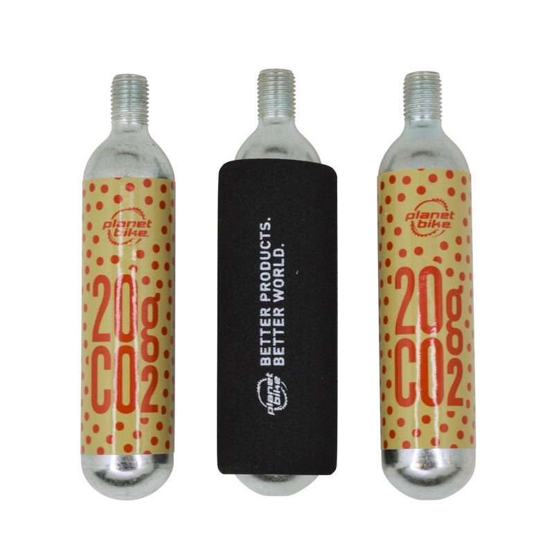 Planet bike 20g Threaded CO2 Cartridge – 3 pack 20g – Threaded – 3 Pack