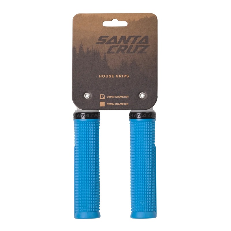 Santa Cruz House Grips – 30mm – Bright Blue Bright Blue