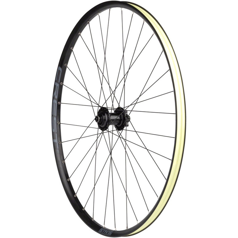 Stans Crest S2 Front Wheel – 29″ QR x 100mm 6-Bolt Black