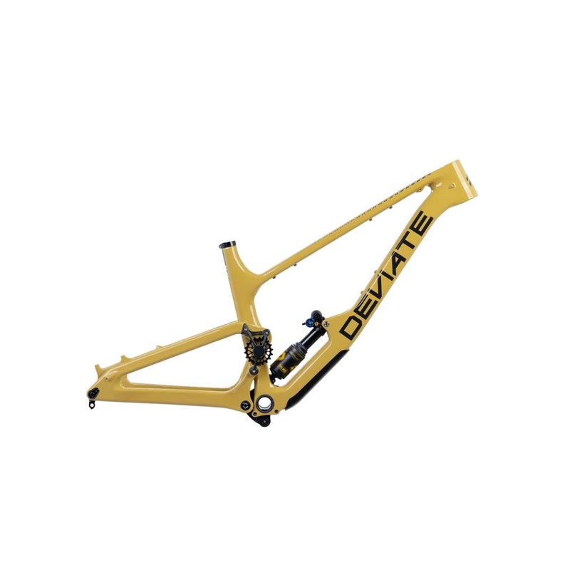 Deviate Cycles Highlander 2 Frame w/ Ohlins TTX2 Air Shock , Islay Sand Small