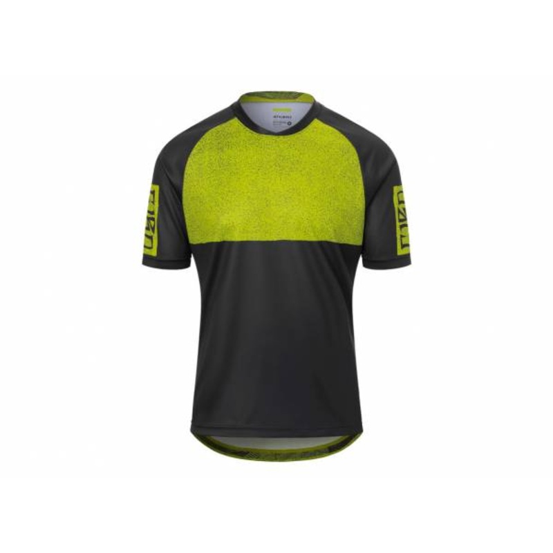 Giro Roust Short Sleeve MTB Jersey – Ano Lime Breakdown Ano Lime Breakdown Small