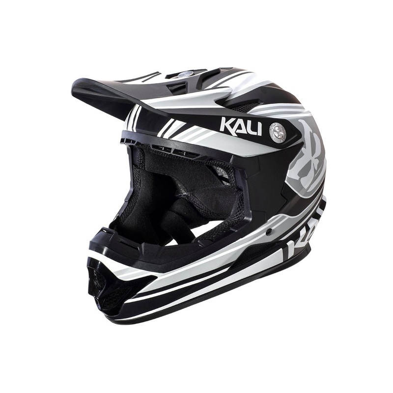Kali Zoka Full Face Helmet – Slash – Gray-Black Gray – Black Small