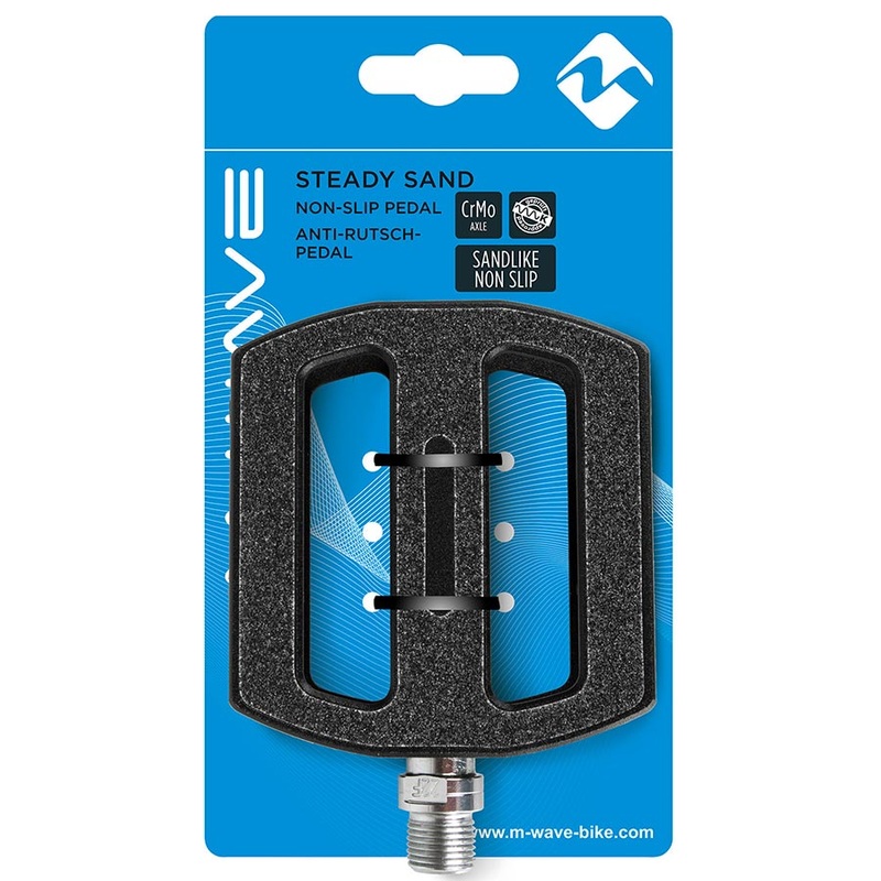 M-Wave Steady Sand Pedals Body: Aluminum Spindle: Cr-Mo 9/16 Black Pair