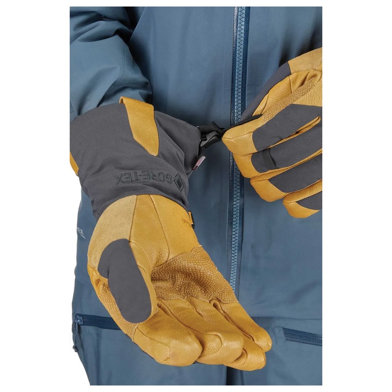 Rab Guide 2 GTX Gloves in Steel – Ultimate Protection for Outdoor Adventures