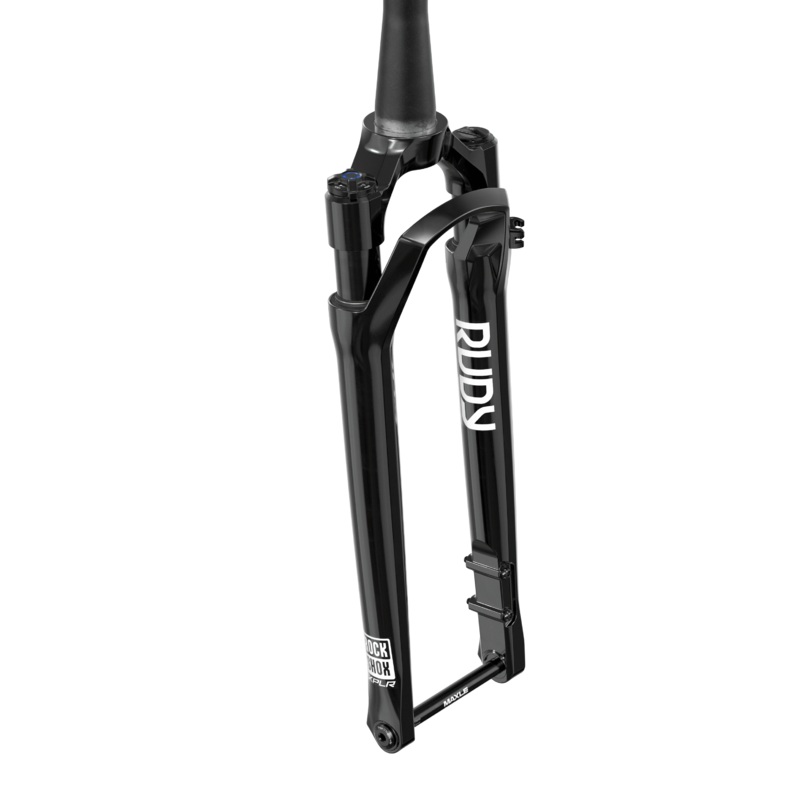 RockShox RUDY Ultimate XPLR Race Day 2 Suspension Fork – 700c, 40 mm, 12 x 100 mm, 45 mm Offset, Gloss Black, A2