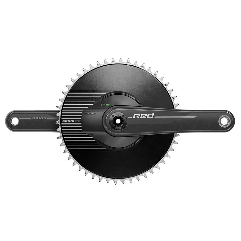 SRAM RED 1 AXS Power Meter Crankset –  170mm 12-Speed 50t Aero Chainring 8-Bolt Direct Mount DUB Spindle Interface Natural Carbon E1