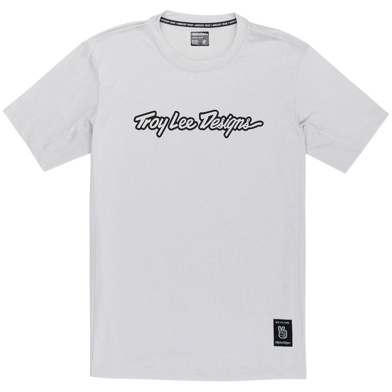 Troy Lee Designs Skyline Short Sleeve Ride Tee   Signature Mist, Small