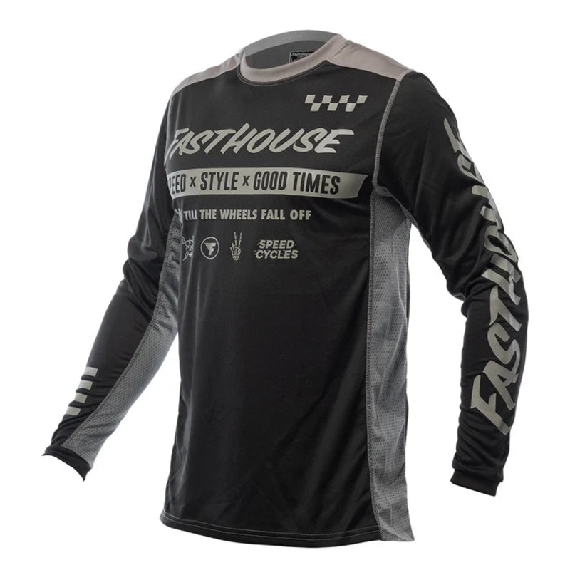 Fasthouse Domingo Jersey – Black Black Small