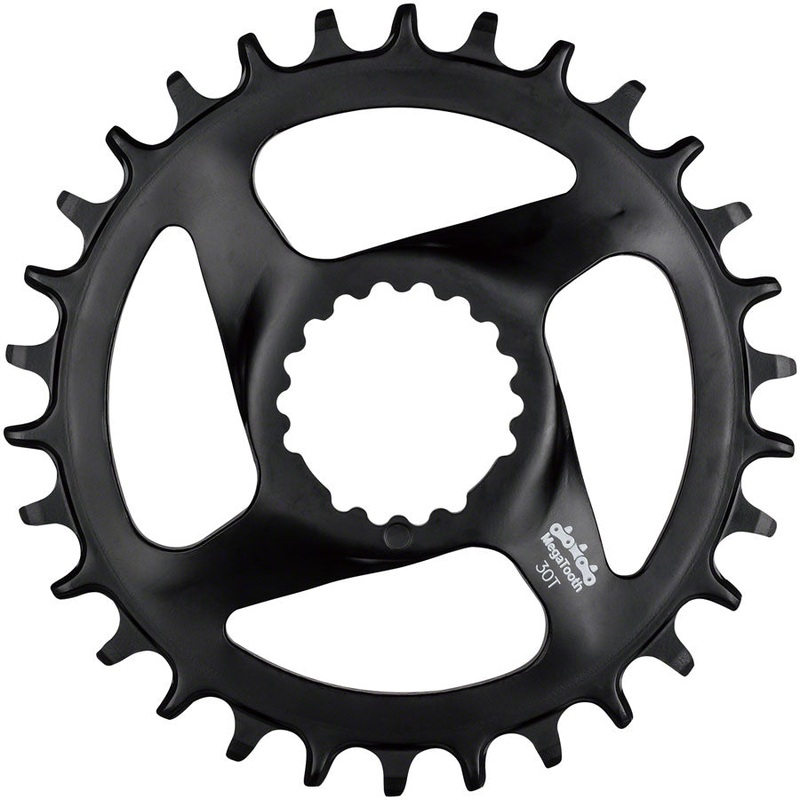 FSA Comet MegaTooth Chainring 30t Direct Mount 12-Speed Hyperglide+ Aluminum Blk