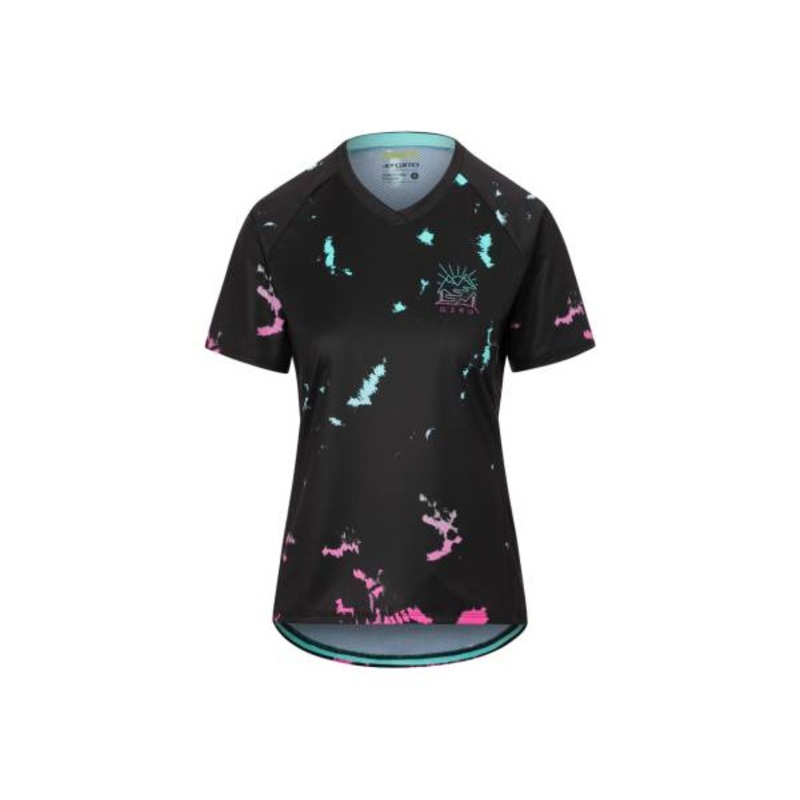 Giro Roust Short Sleeve MTB Jersey – Womens – Black Ice Dye Black Ice Dye X-Small