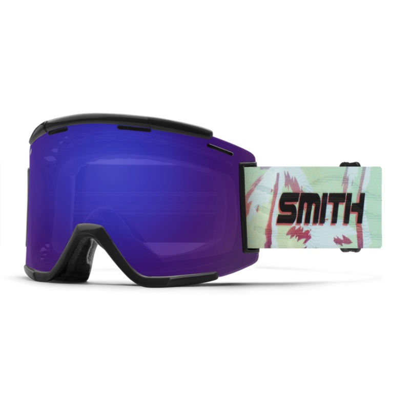 Smith Squad XL MTB Goggle – Dirt Surfer Dirt Surfer ChromaPop Everyday Violet Lens & Clear Lens