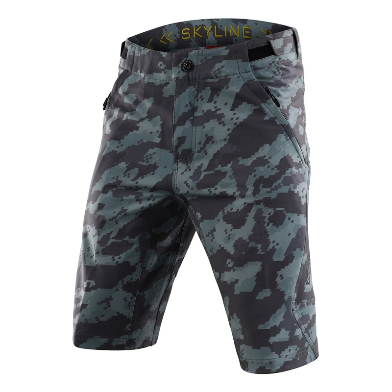 Troy Lee Designs Skyline MTB Short with Liner – Digi Camo – Spruce – 2023 Spruce 30″