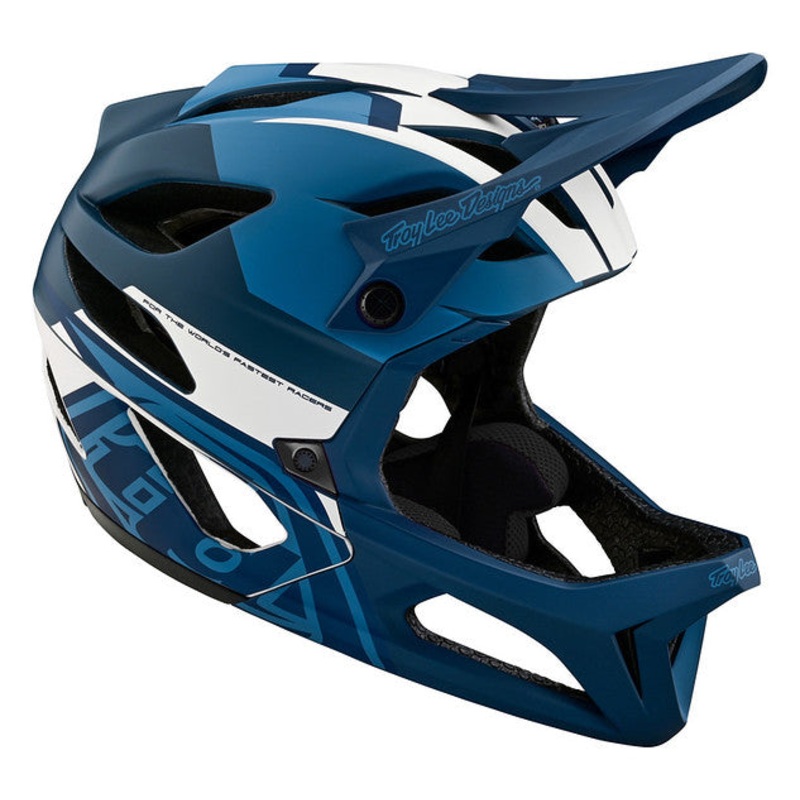 Troy Lee Designs Stage Full Face Helmet with MIPS – Vector – Blue Blue X-Small/Small