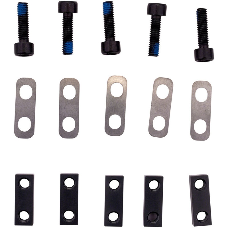 FOX 40/Marzocchi 58 Lower Leg Axle Pinch Bolt Parts (5 Each Fasteners, shims, and pinch bars. Axle not included)