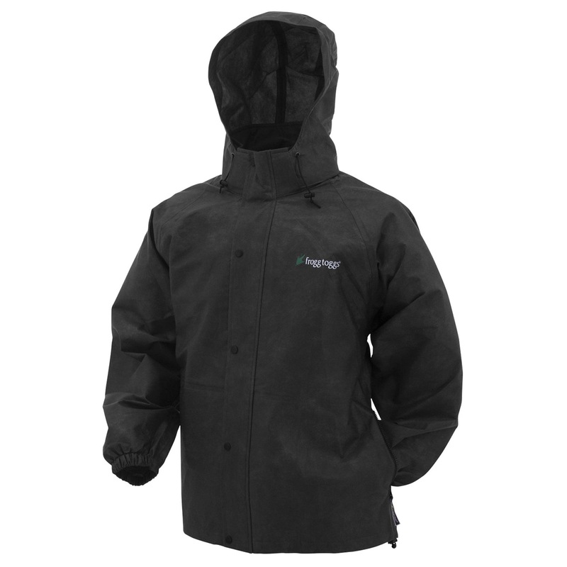 Frogg Toggs Men’s Pro Action Jacket – Black, Size Medium