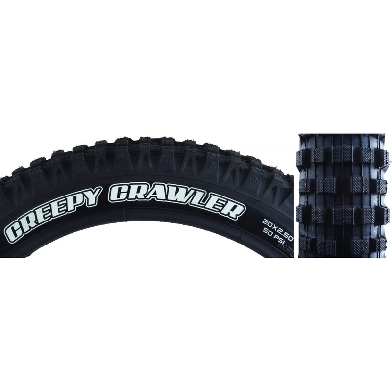 Maxxis Creepy Crawler Tire Single 20×2.5 Compound Super Tacky SC PSI 50 TPI 25 TB35877000