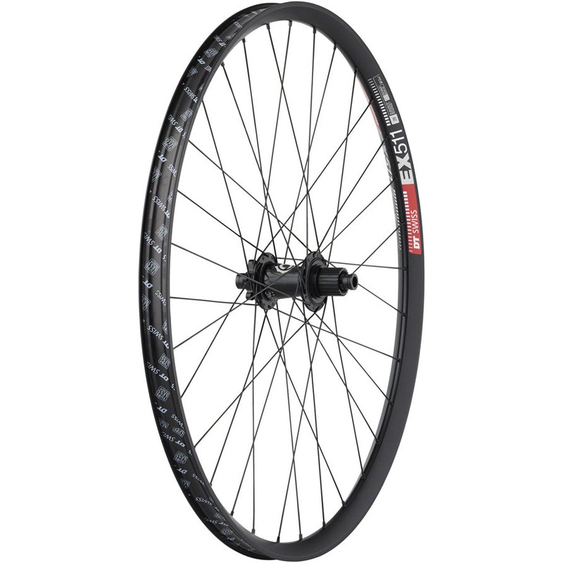 Quality Wheels Industry Nine Hydra / DT Swiss EX511 Rear Wheel – 27.5″, 12 x 148mm, 6-Bolt, Micro Spline, Black
