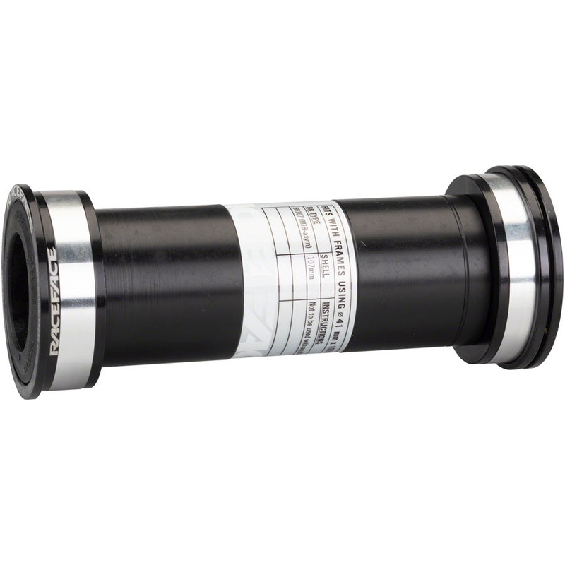 RaceFace EXI BB124 Bottom Bracket: 41mm ID x 124mm Shell x 24mm Spindle, Double Row Bearing, External Seal