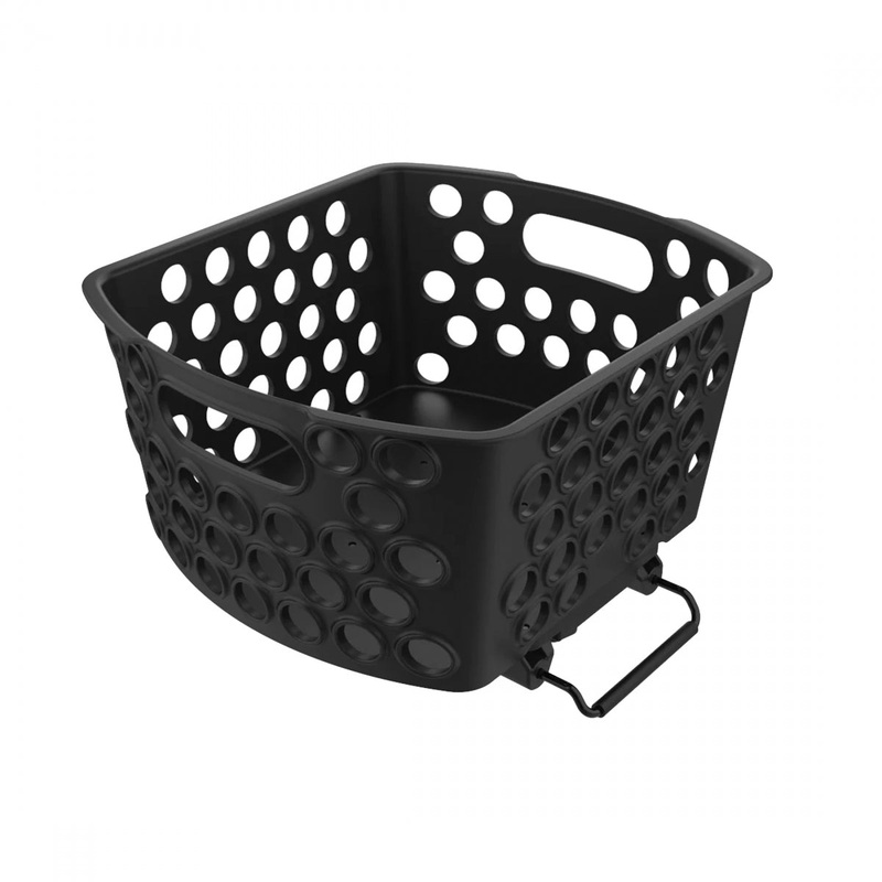 Rear Bike Basket Bikase Dairyman X Q/R  Black Composite 14x12x7`