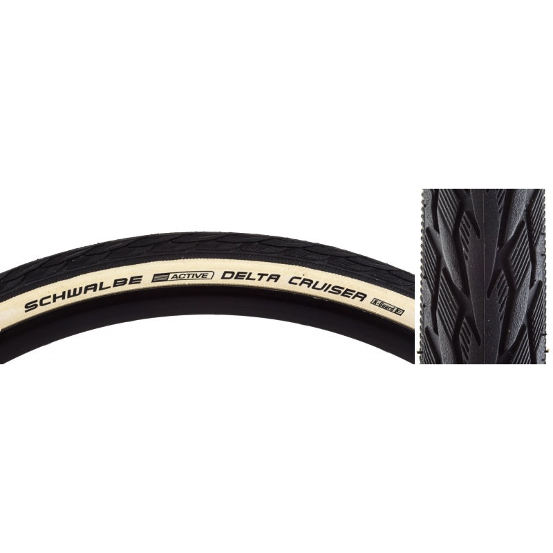 Schwalbe Delta Cruiser Active Twin KG 26×1-3/8 Standard Tire