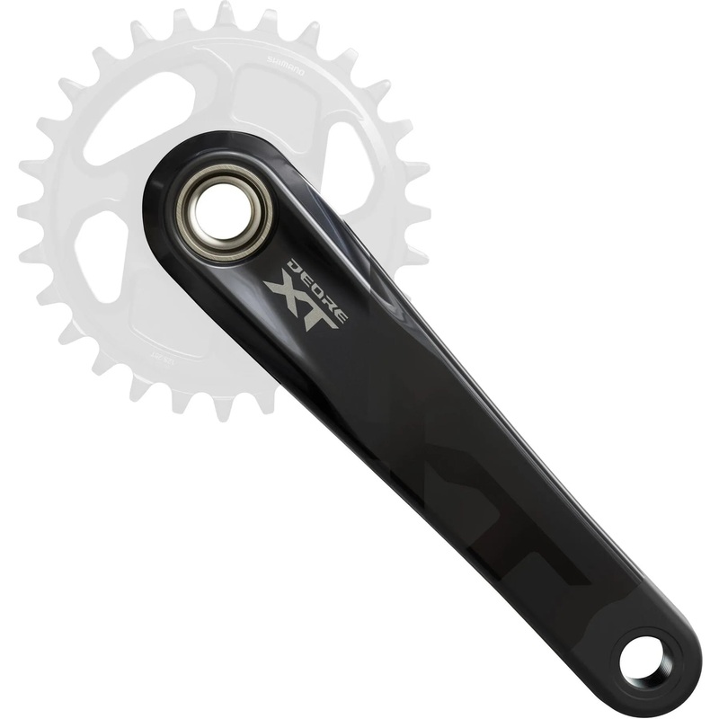 Shimano XT M8200 12 Spd MTB Crank Arms Black 165mm 55mm Chainline