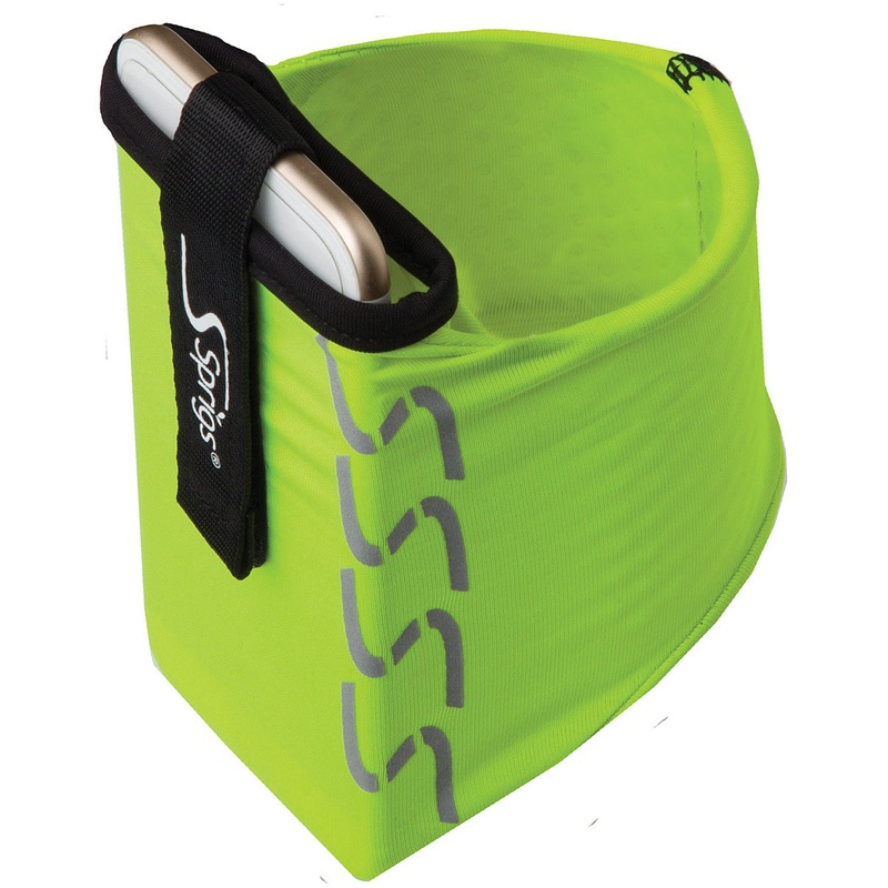 Sprigs Banjee Armband – Hi Viz Large: Stay Visible During Fitness Training