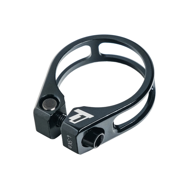 Trail One Components Seat Post Clamp – 34.9mm, Bolt-On Black