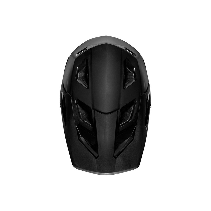 Fox Racing Rampage Full Face Helmet – Black-Black – 2020 Black – Black Medium