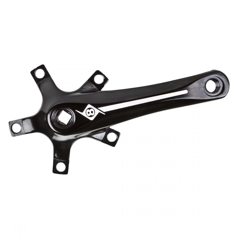 Origin8 Alloy Crank Set 140mm 107mm JIS Square Taper Single Speed