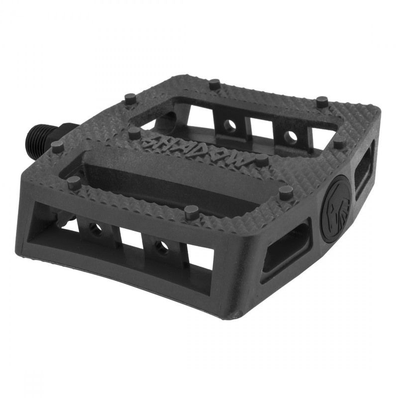 The Shadow Conspiracy Ravager Plastic Pedals 9/16″ Alloy Axle Molded Pins Black