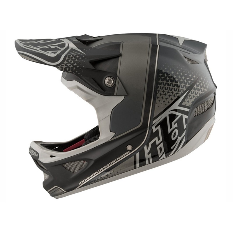 Troy Lee Designs D3 Carbon MIPS Full Face Helmet – Starburst Black Starburst Black X-Small