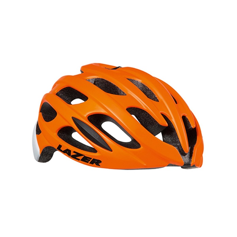 Lazer Blade MIPS Road Helmet – Orange-White Orange – White Small