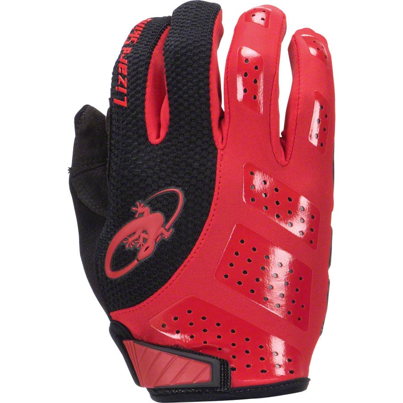 Lizard Skins Monitor SL Gel Gloves – Red/Black Full Finger Large