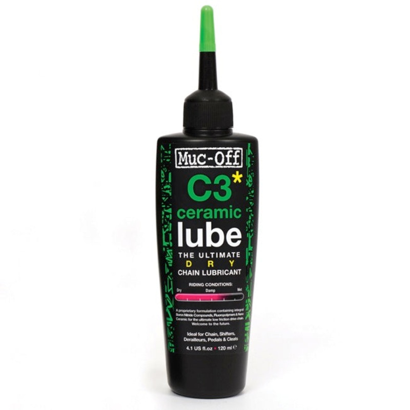 Muc-Off C3 Dry Ceramic Bike Chain Lube Black – Purple Drip / 50ml