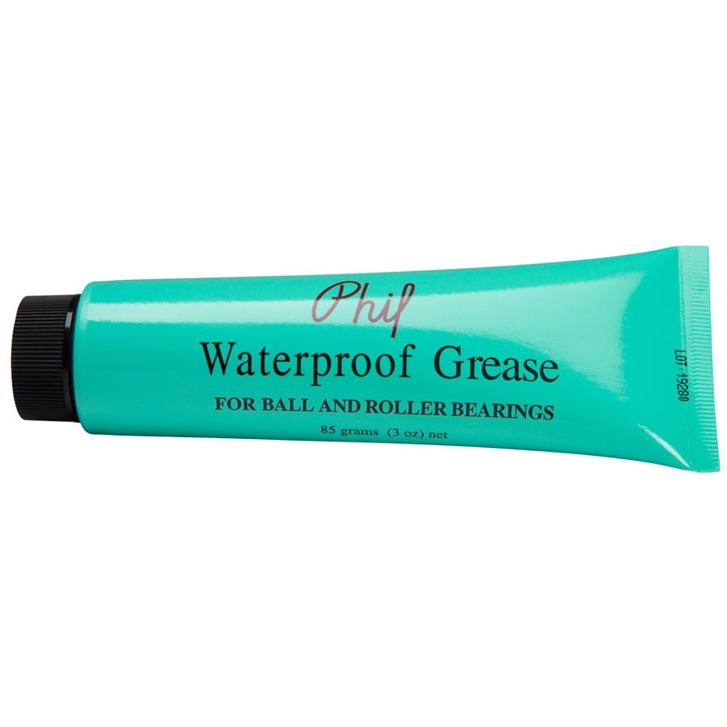 Phil Wood Waterproof Grease 3oz Tube for Bearings  Durable, Waterproof Lubricant for Bike Bearings and Roller Bearings 85g